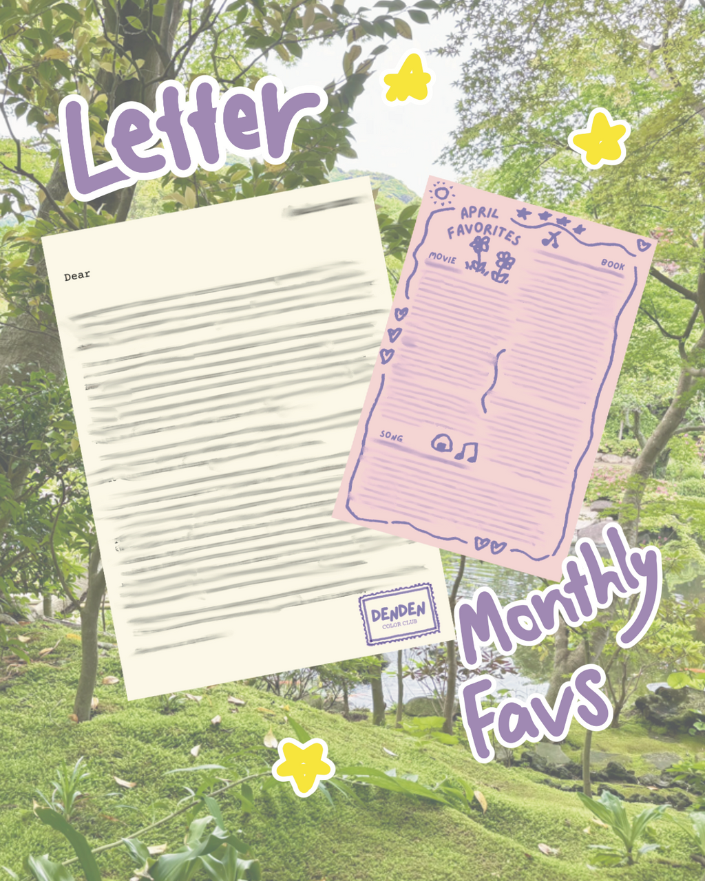 DenDen Color Club Monthly Mail Subscription