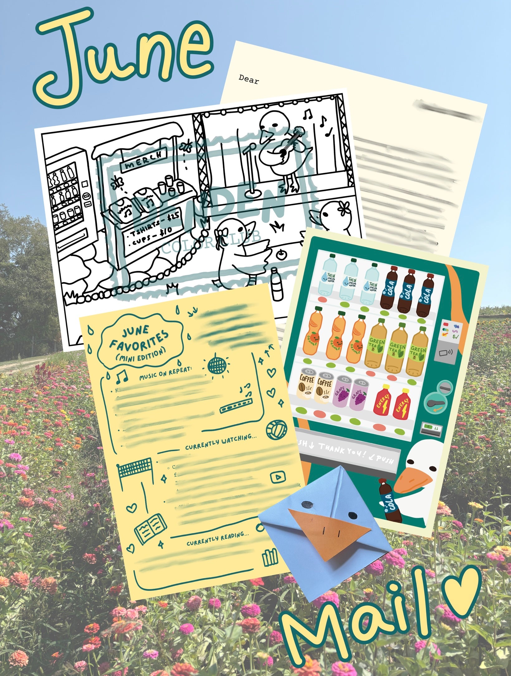 DenDen Color Club Monthly Mail Subscription