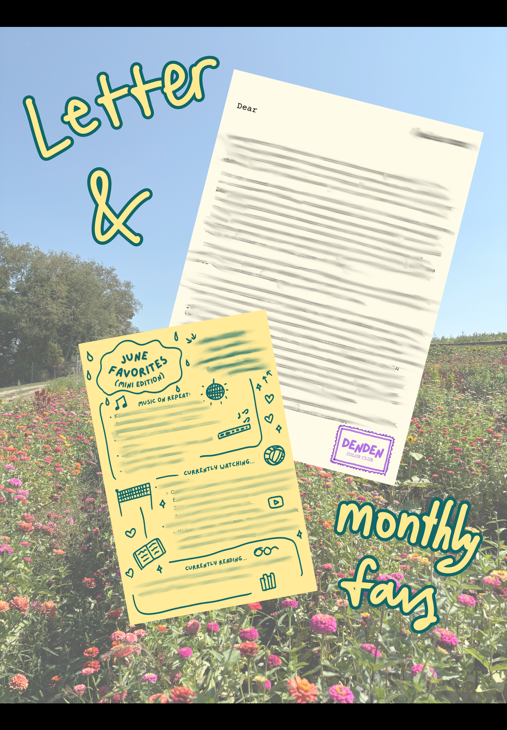 DenDen Color Club Monthly Mail Subscription