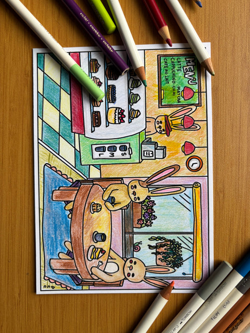 February Coloring Page Catchup